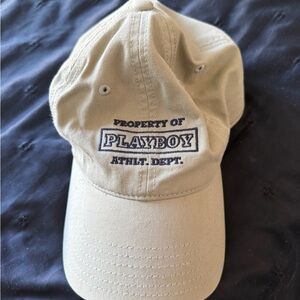 PLAYBOY Beige Athletic Cap